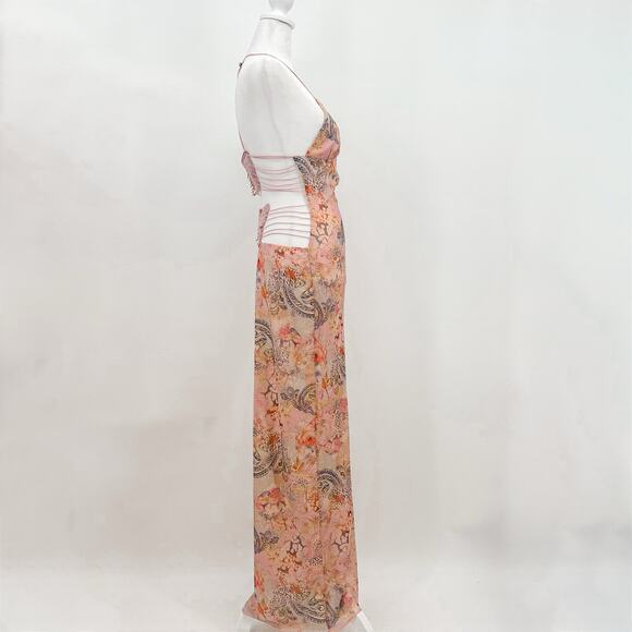 I.AM.GIA Ellery Dress Pink Blush Butterfly Long M - Picture 6 of 10